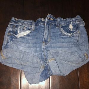 jean shorts size two